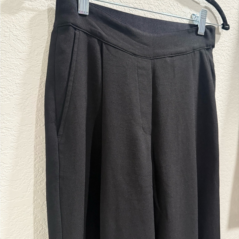 SPANX Charcoal Wide Leg Trousers